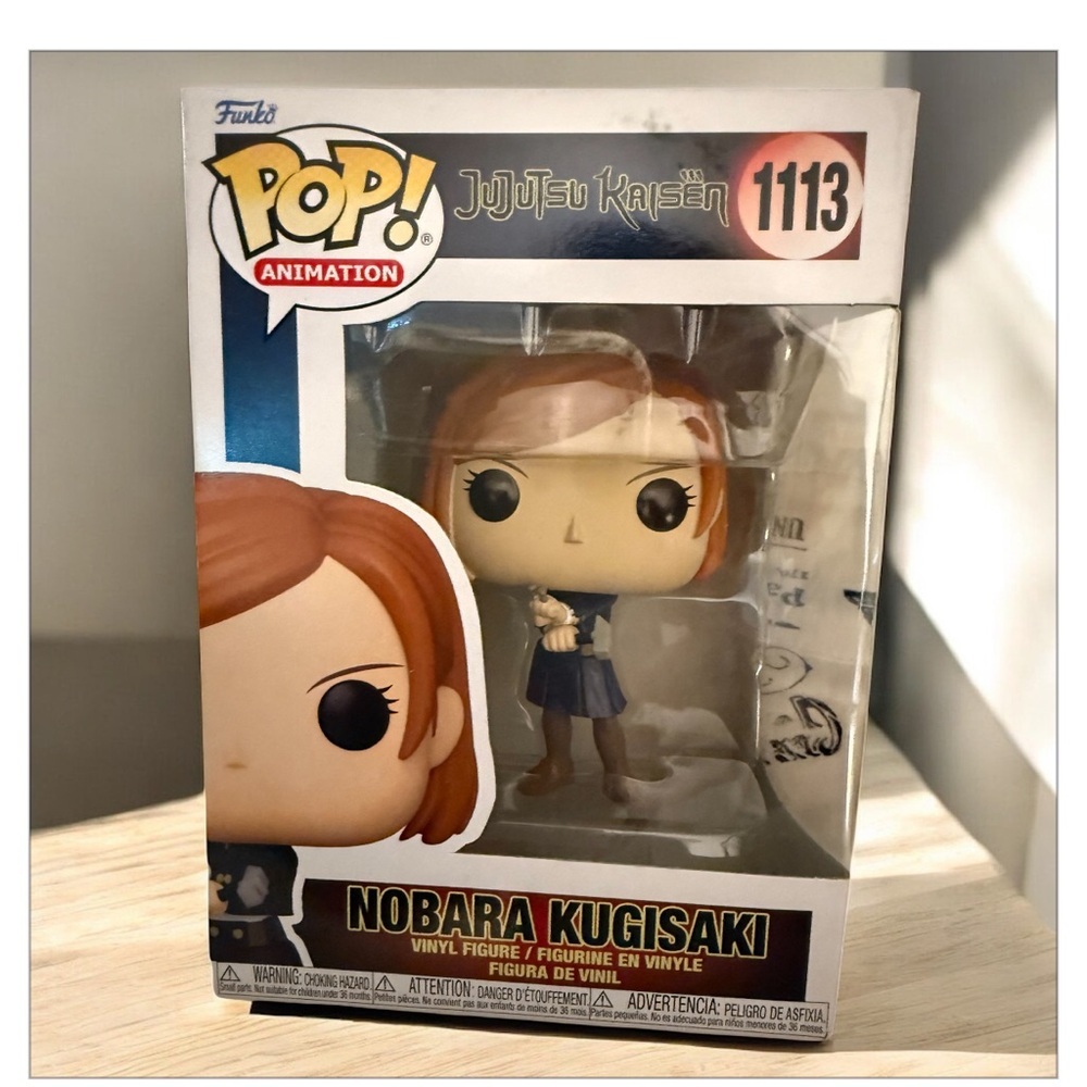 Funko Pop Animation Figure with Brown Hair and Blue Outfit 1113 - Picture 1 of 6